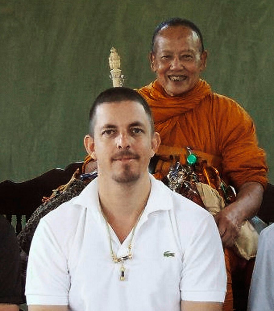 Andy mit Luang Phor Jumnien